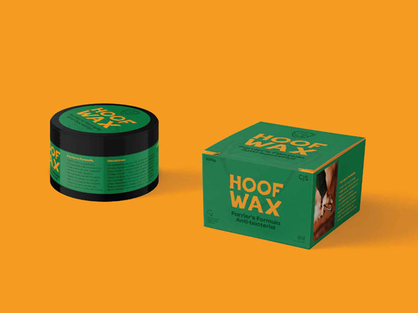 Horse Wax Label Design, Horse Wax Package, Equine Australia Package Design, Package Design Australia